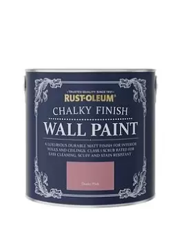 Rust-Oleum Chalky Wall Paint Dusky Pink 2.5L