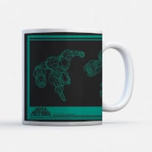 Nintendo Super Metroid Power Suit Mug