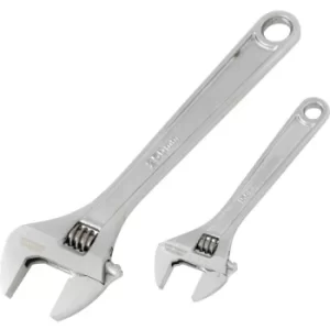 Senator 6"/10" Chromed Drop Forged Adjustable Spanner Set