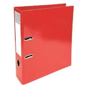 Exacompta Lever Arch File 53625E 70 mm Pressboard 2 ring A4 Red Pack of 10