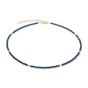 Little Twinkle Gold-Dark Blue Necklace 2033/10-0721