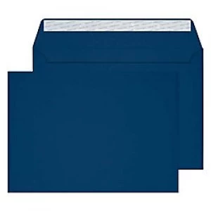 Creative Senses Velvet Envelopes C5 Peel & Seal 162 x 229mm Plain 140 gsm Blue velvet Pack of 125