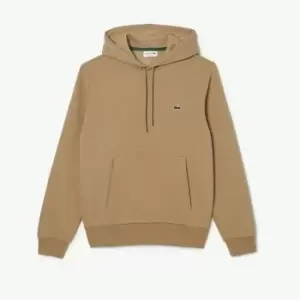 Lacoste Basic Fleece Hoodie - Brown