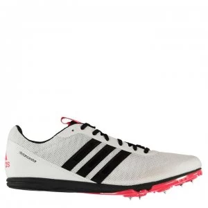 adidas Distancestar Mens Running Spikes - Black/White