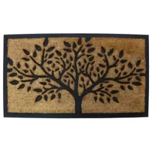 Pride of Place Chadderton 40 x 70cm Tree of Life Coir Brush Mat