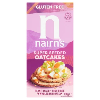 Nairns Gluten Free Super Seeded Oatcakes - 180g