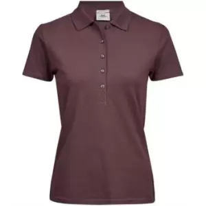 Tee Jays Womens/Ladies Luxury Stretch Polo Shirt (M) (Grape)