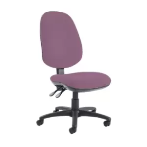 Dams MTO Jota Extra High Back Operator Chair with No Arms - Diablo Pink