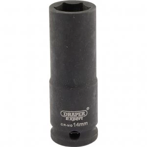 Draper Expert 3/8" Drive Hi Torq Deep Hexagon Impact Socket Metric 3/8" 14mm