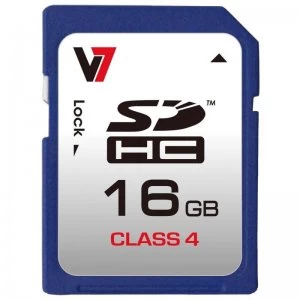 V7 Sd Card 16GB Sdhc Class 4 - Vasdh16gcl4r-2e