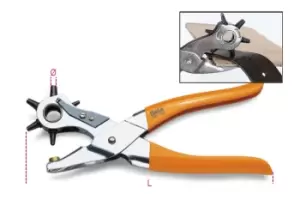 Beta Tools 1762 Revolving Punch Pliers Ø: 2 - 4.5mm 017620001