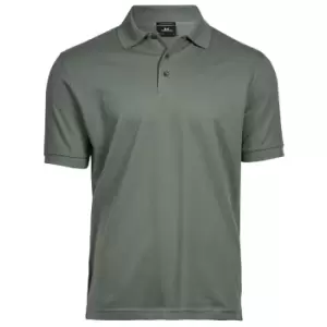 Tee Jays Mens Luxury Stretch Short Sleeve Polo Shirt (3XL) (Leaf Green)