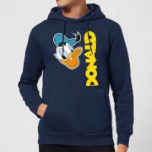 Disney Donald Duck Face Hoodie - Navy - XL