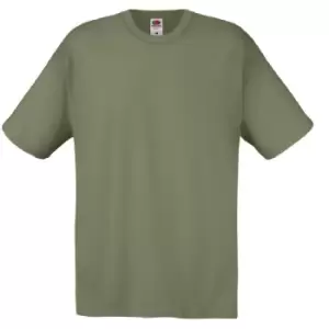 Fruit Of The Loom Mens Screen Stars Original Full Cut Short Sleeve T-Shirt (3XL) (Classic Olive)