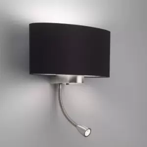 Napoli LED 1 Light Indoor Wall Light Matt Nickel, E27