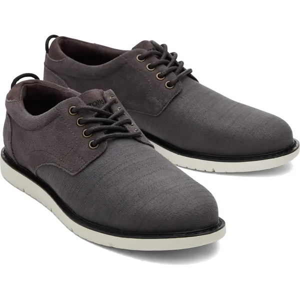 Toms Mens Navi Oxford Lace Up Trainers Shoes - UK 11