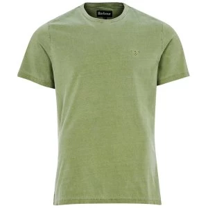 Barbour Mens Garment Dyed Tee Lt Moss Large