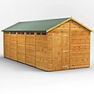 Power Garden Shed 208PASS Golden Brown 20x8