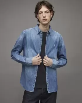 AllSaints Gleason Denim Shirt