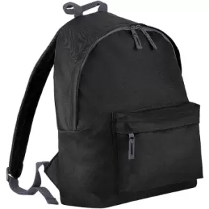 Bagbase Junior Fashion Backpack / Rucksack (14 Litres) (One Size) (Black) - Black