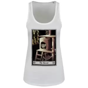 Deadly Tarot Womens/Ladies The Hermit Felis Vest Top (XL) (White)