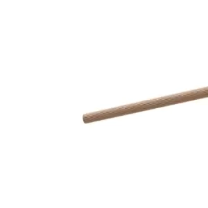 Moderix Beech Dowel Flutted Wood Rod Pegs 1m - Diameter 6mm, Pack of 40