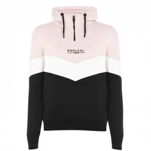 SoulCal Cut and Sew OTH Hoodie Ladies - Black/Pink