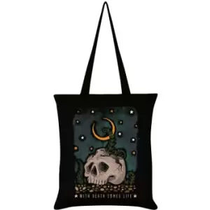 Grindstore - Natural World With Death Comes Life Tote Bag (One Size) (Black/White)