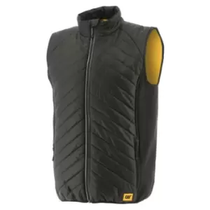 Caterpillar Trades Hybrid Body Warmer Black/Yellow - Large