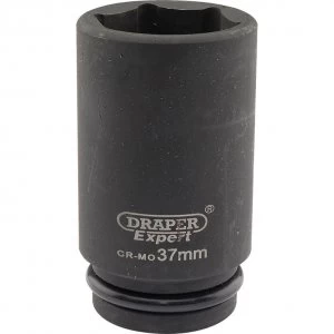 Draper Expert 3/4" Drive Deep Hexagon Impact Socket Metric 3/4" 37mm