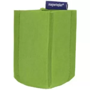 Magnetoplan Magnetic pen holder magnetoTray SMALL (W x H x D) 60 x 100 x 60 mm Green 1227605