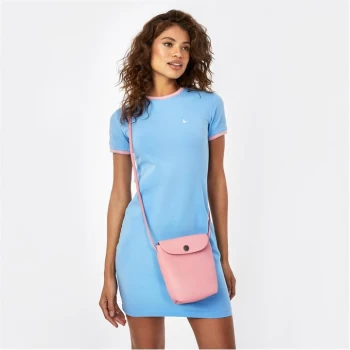 Jack Wills Harlech Ringer Dress - Sky Blue