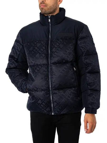 Tommy Hilfiger New York Monogram Puffer Jacket Desert Sky XXL