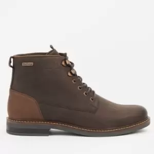 Barbour Deckham Lace-Up Leather Boots - UK 7