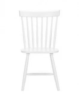 Julian Bowen Pair Of Torino Dining Chairs - White