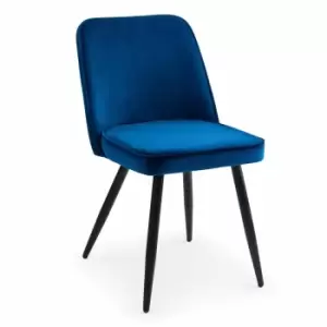 Julian Bowen Set Of 2 Burgess Dining Chairs Blue