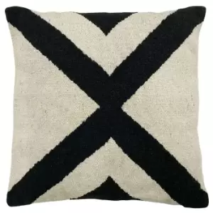 Altai Monochrome Jacquard Cushion Mono, Mono / 50 x 50cm / Polyester Filled