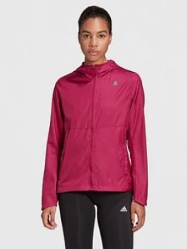 Adidas Own The Run Jacket - Berry