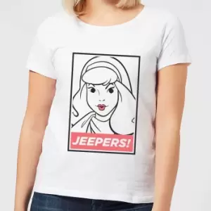 Scooby Doo Jeepers! Womens T-Shirt - White - M