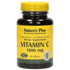 Natures Plus Vitamin C 1000mg with Rose Hips Sustained Release Tablets 60 Tabs