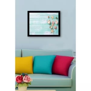 SC0795 Multicolor Decorative Framed MDF Painting