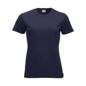 Clique Womens/Ladies New Classic T-Shirt (XL) (Dark Navy)