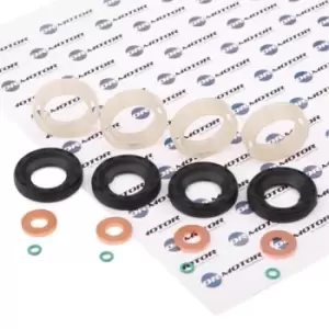 DR.MOTOR AUTOMOTIVE Gaskets DRM040SL Seal Kit, injector nozzle FORD,FIAT,PEUGEOT,Fiesta Mk6 Schragheck (JA8, JR8)