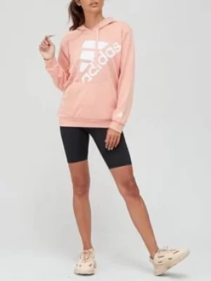 Adidas Brand Love Hoodie, Blush Size XS Women