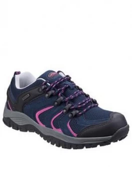 Cotswold Stowell Low Walking Trainer, Blue, Size 8, Women