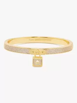 Kate Spade Pave Bangle, Gold, One Size