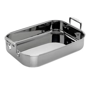 Le Creuset 3-Ply Stainless Steel Rectangular Roaster 35cm