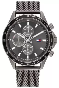 Tommy Hilfiger 1792019 Mens Grey Chronograph Dial Grey Watch