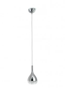 Ceiling Pendant 1 Light GU10 Polished Chrome