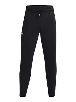 Under Armour Mens Training ES/Sential Fleece Jogger - BLACK/WHITE, Black/White, Size S, Men